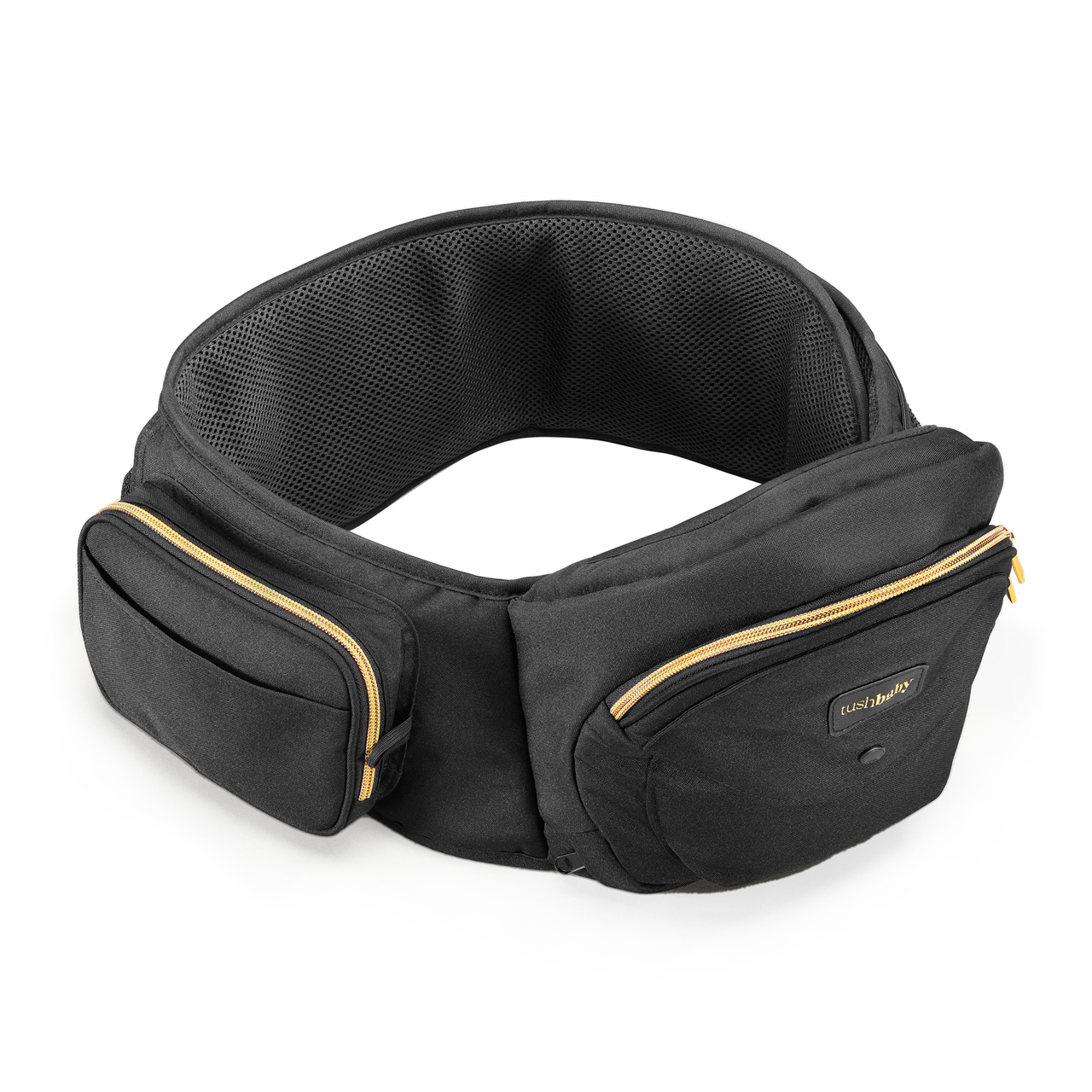 Tushbaby Hip Carrier Black & Gold
